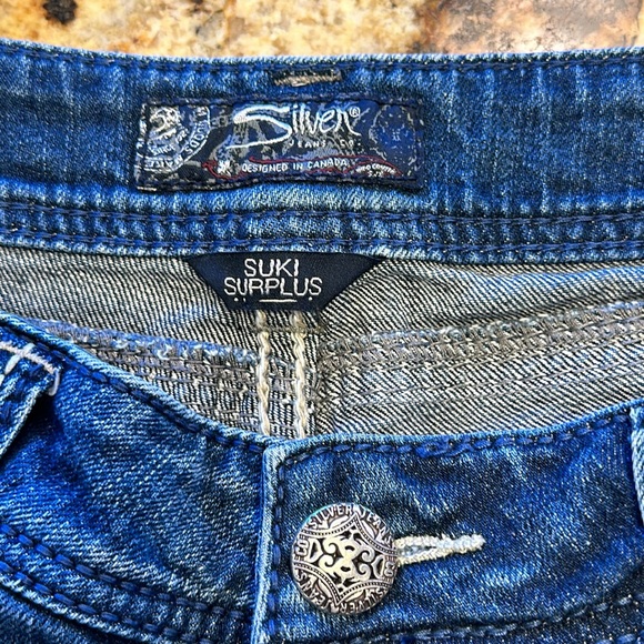 Suki Surplus Silver Bootcut Jeans - Picture 3 of 5